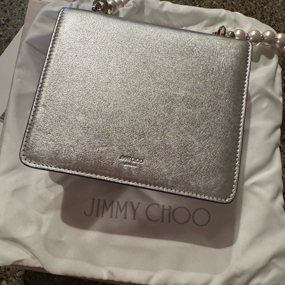 Varenne XS Pearly Crystal Metallic Shoulder Bag - Jimmy Choo - Picture 15 of 16